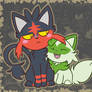 Pokemon - Litten and Sprigatito