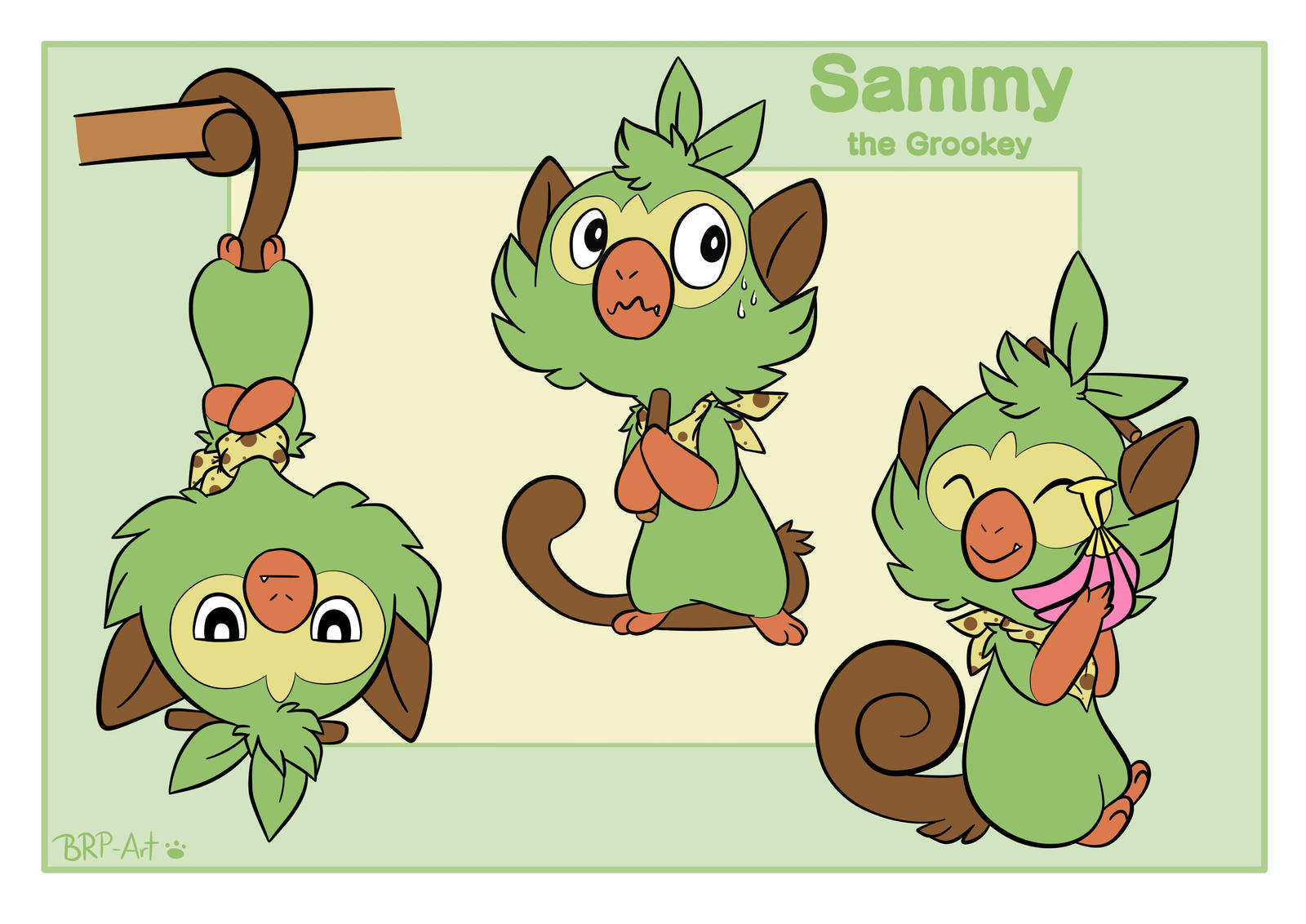 Pokemon OC - Sammy the Grookey