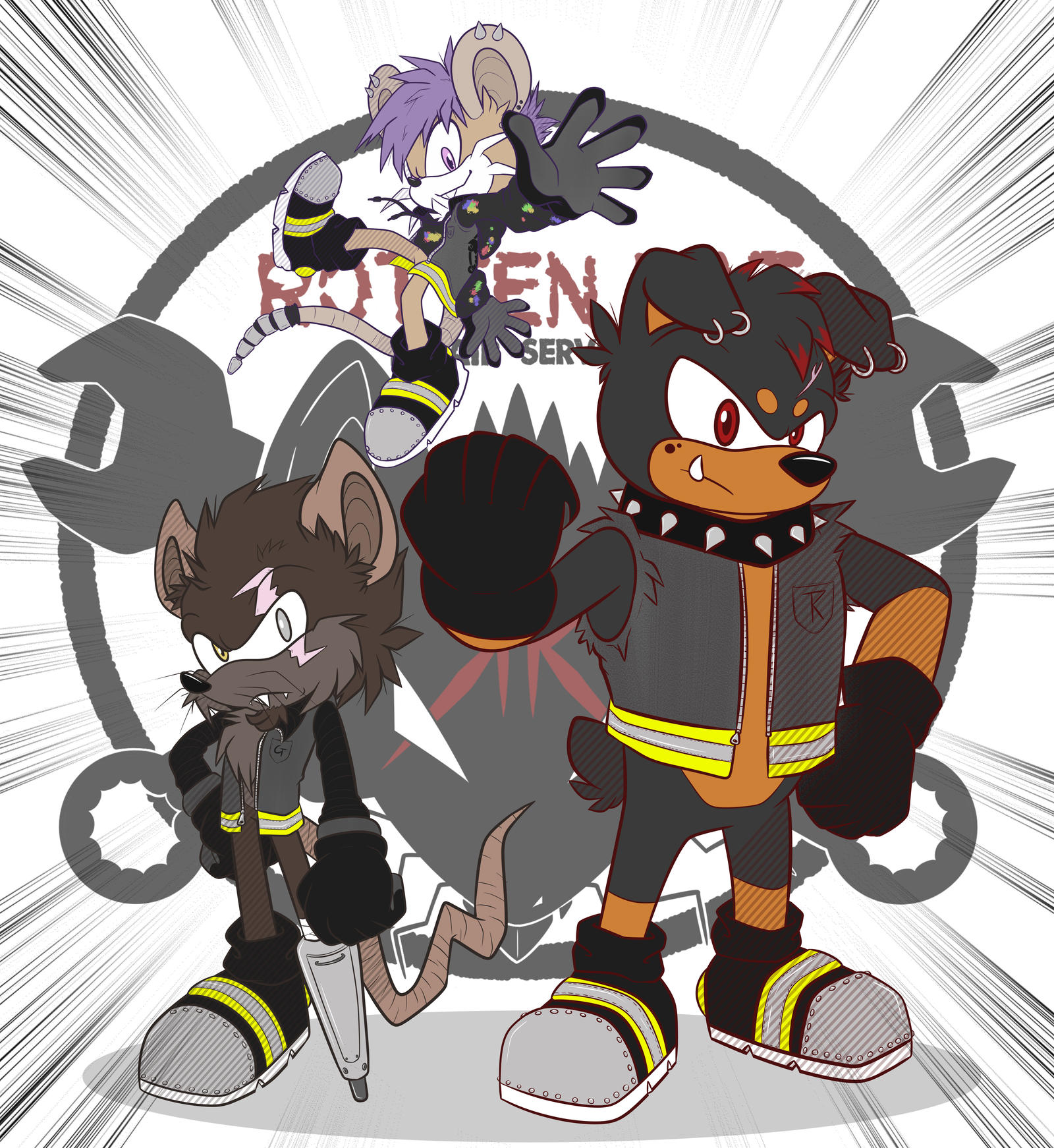 Sonic OC - Rotten Rat Repair Service