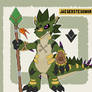 Digimon OC - Jeagerstegomon (Neutra/ Normal mode)