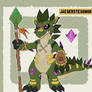 Digimon OC - Jeagerstegomon (warning/fight mode)