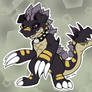Digimon OC - DigiFuse Stompmon X Kyrkomon Black
