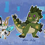 Digimon OCs - Chibis