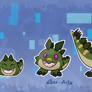 Digimon OC - Stompmon Line Chibi