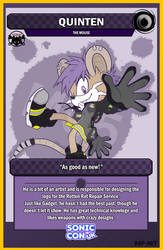 OC Traiding Cards - Quinten the Mouse