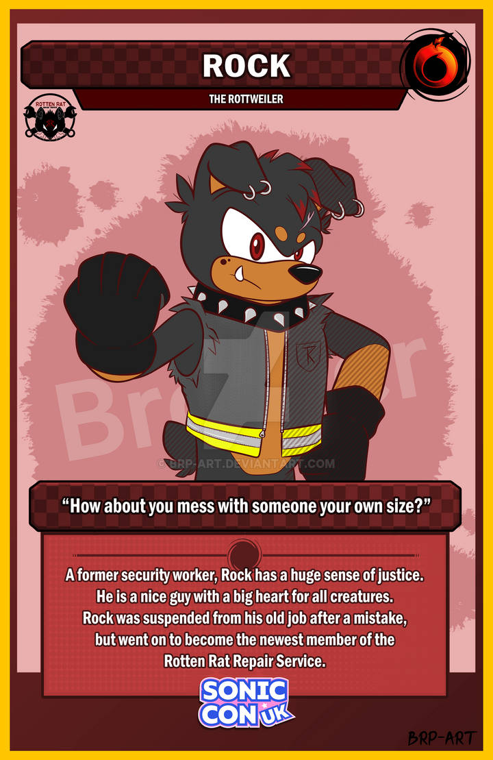 OC Traiding Cards - Rock the Rottweiler by BRP-Art on DeviantArt