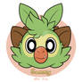 FaceBadge - Sammy the Grookey (Pokemon OC)