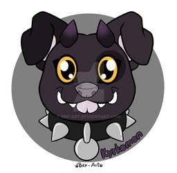 FaceBadge - Kyrkomon (Digimon OC)