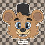 Fanart - Freddy Fazbear FaceBadge