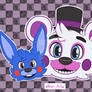 Fanart - Funtime Freddy Facebadge