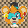 Fanart -Glamrock Freddy FaceBadge