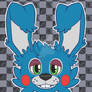 Fanart - ToyBonnie FaceBadge