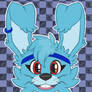 Fanart - Glamrock Bonnie FaceBadge