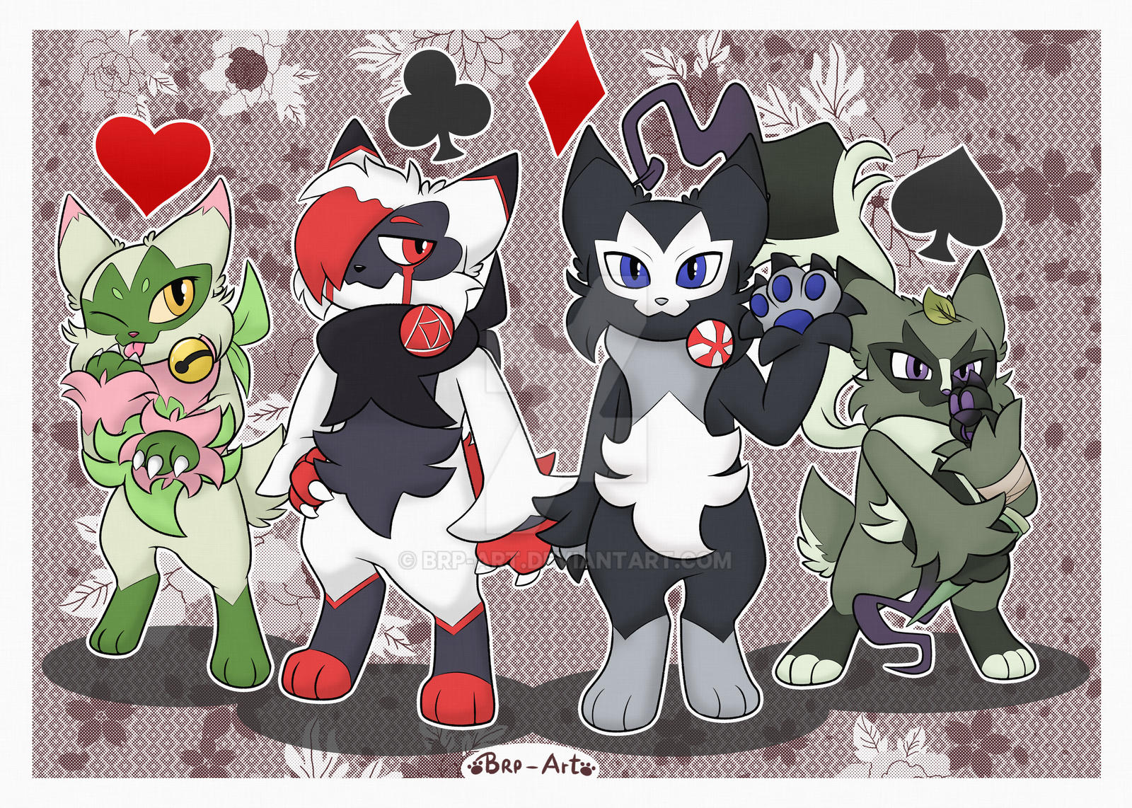 ArtFight 2025 Attack - The 4 Floragatos