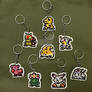 Crossstitch: Digimon V-Pet Keychains Season 1