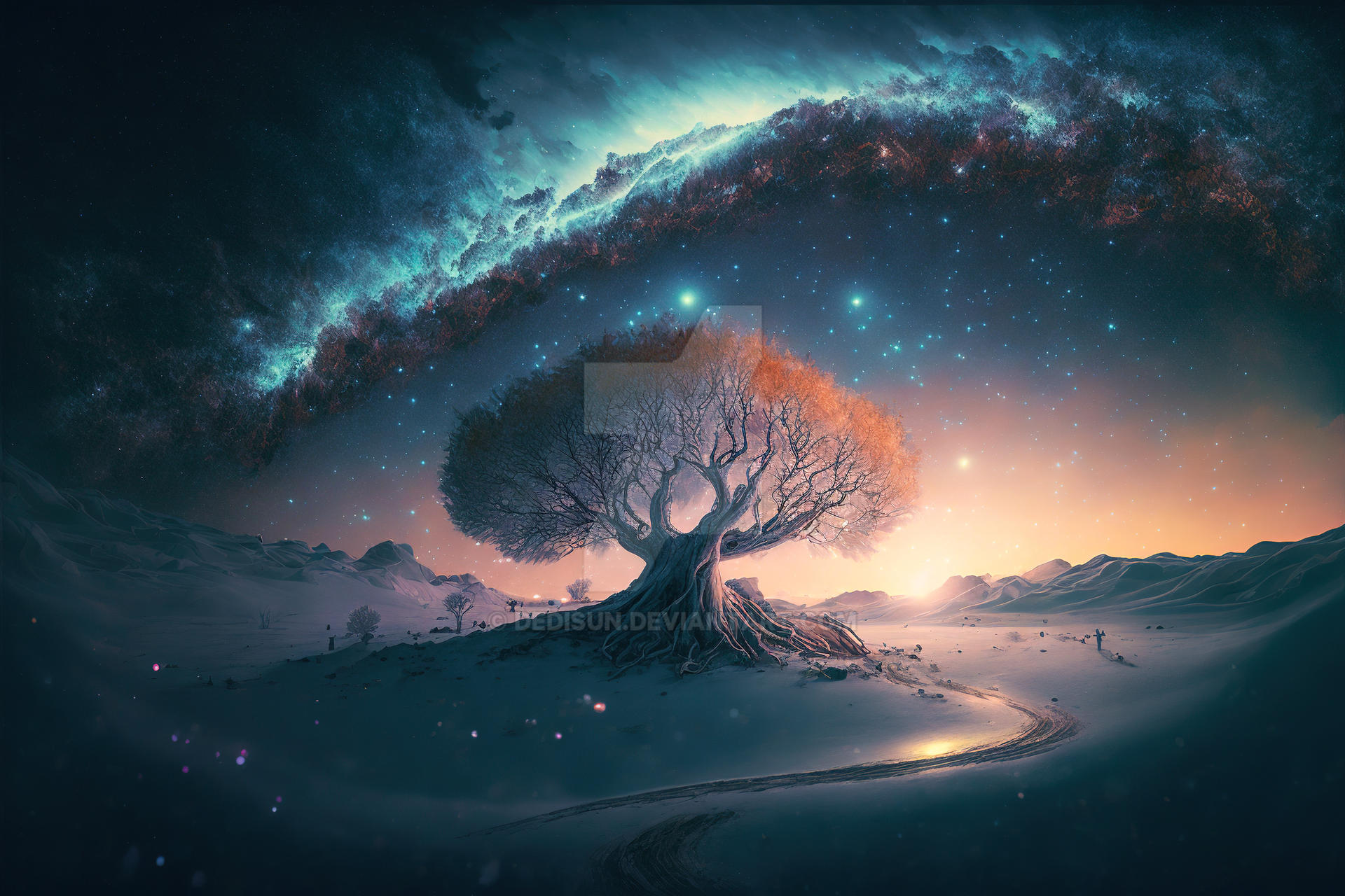 World Tree Visual WorldTree winter fall season cinematic wallpaper by Dedisun on DeviantArt
