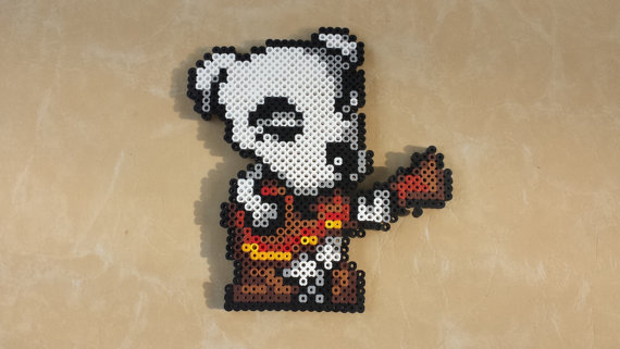 K.K. Slider - Animal Crossing Perler Bead Sprite