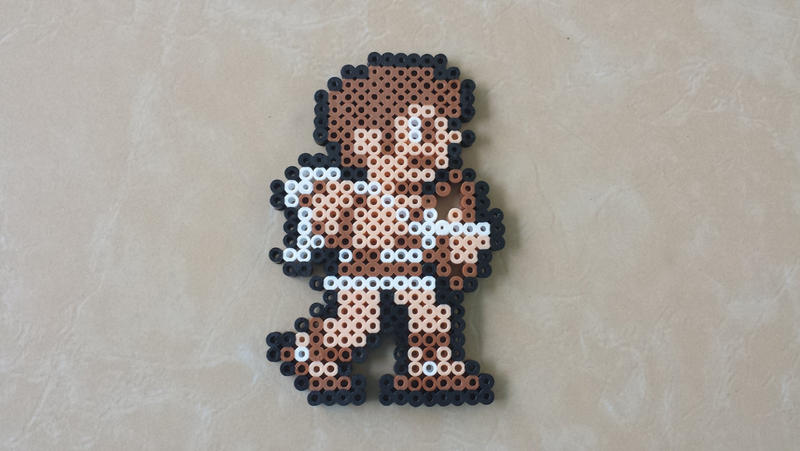 Classic Pit - Kid Icarus Perler Bead Sprite