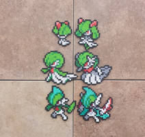 Ralts Family v.2 - Pokemon Perler Bead Sprites