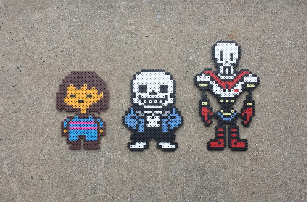 Undertale Flowey Perler Bead Pattern, Bead Sprites