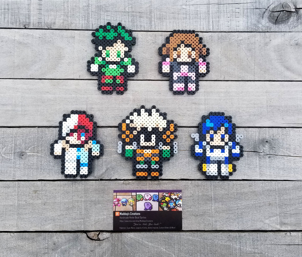 BnHA Preview - Anime Perler Bead Sprites by MaddogsCreations on DeviantArt