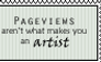 Pageviews don't make an artist