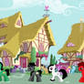 Regular Day in Ponyville with Epic Fable w/ gang