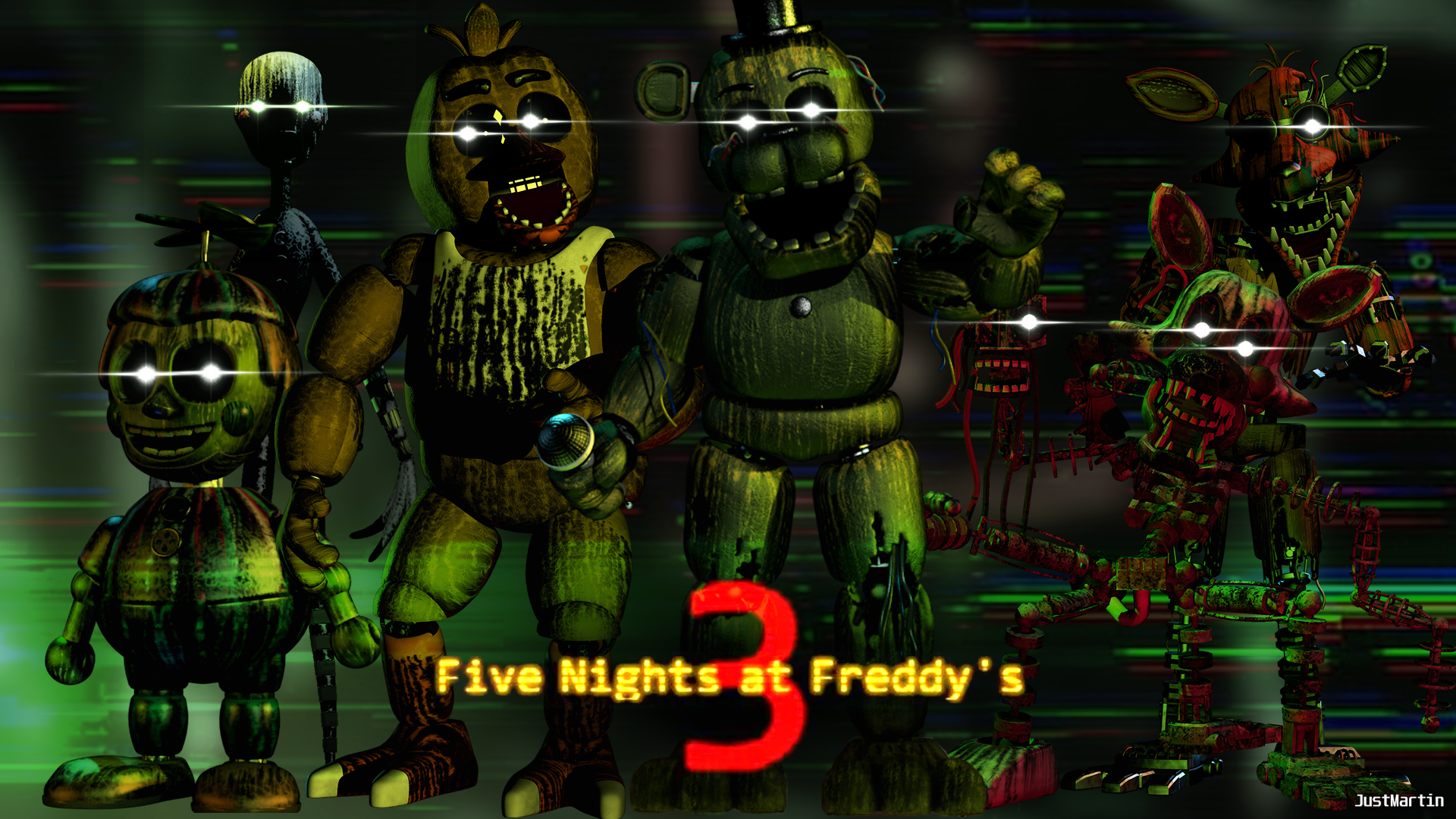 FNaF 3 Wallpaper by Lord-Kaine on DeviantArt