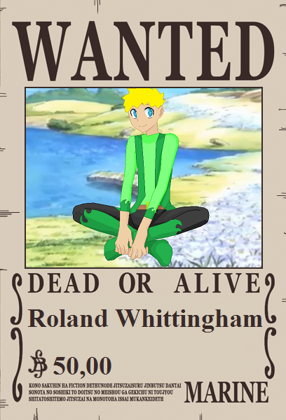 One Piece Oc Roland S Wanted Poster By Rolandwhittingham On Deviantart One Piece Oc Roland S Wanted Poster By Rolandwhittingham On Deviantart