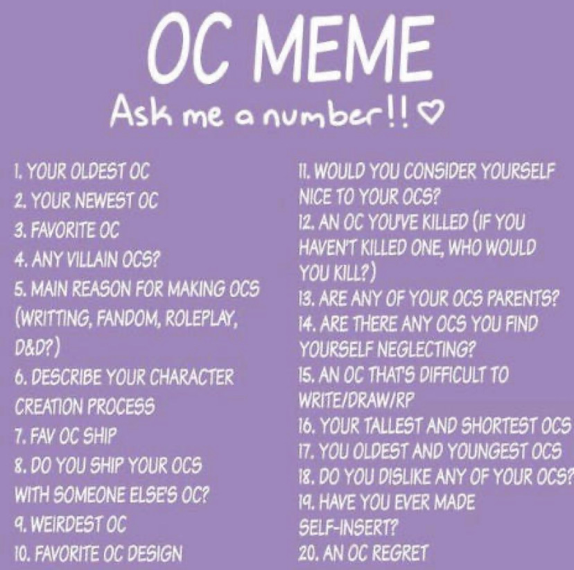 Oc Me Oc meme by rolandwhittingham on DeviantArt
