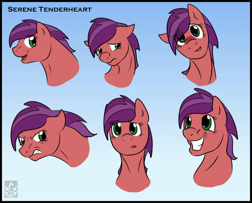 Serene Tenderheart Mood Sheet