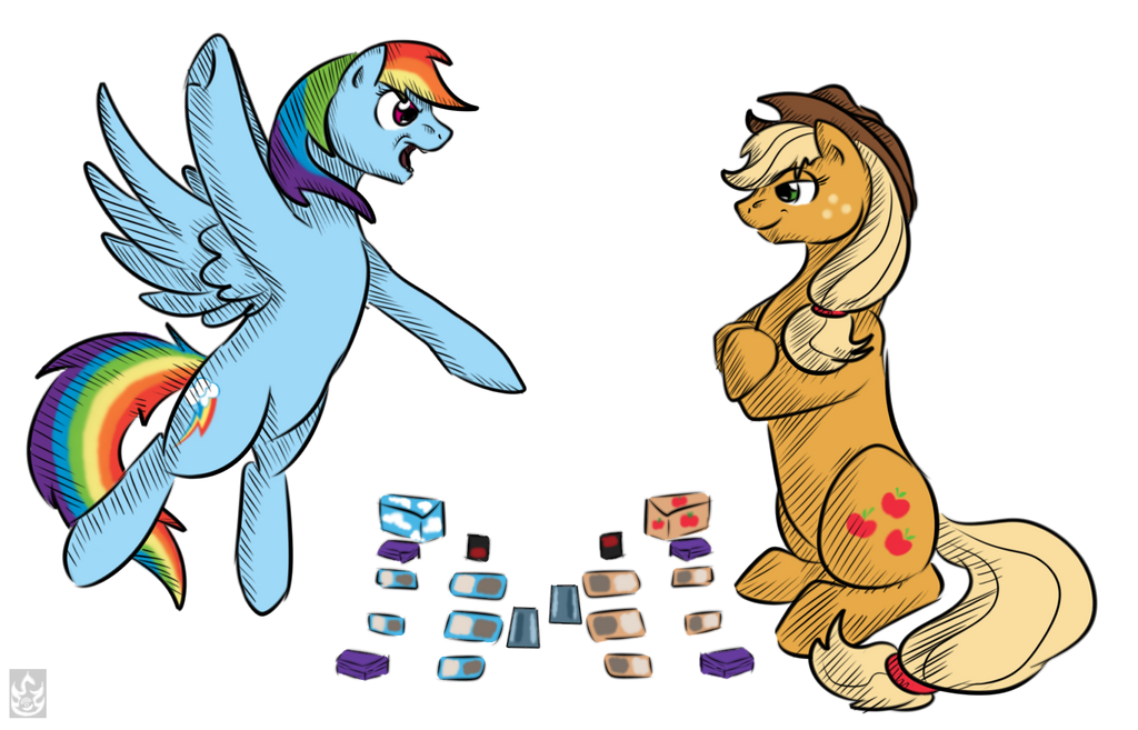 Aj Rd Mlp AJ vs RD by StormBlaze-Pegasus on DeviantArt