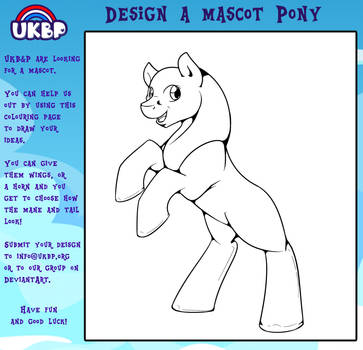 UKBP Mascot Colouring Page by StormBlaze-Pegasus