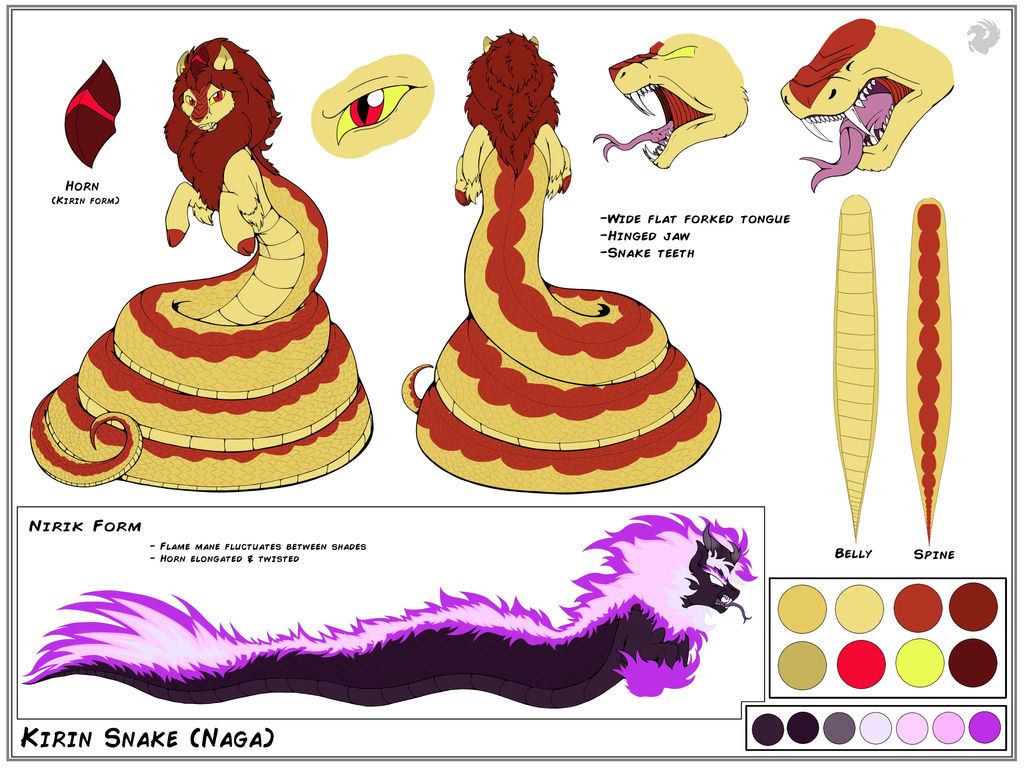 Kirin Snake Ref Sheet by StormBlaze-Pegasus on DeviantArt