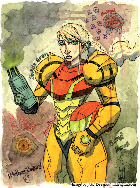 Samus Aran by jmdesantis
