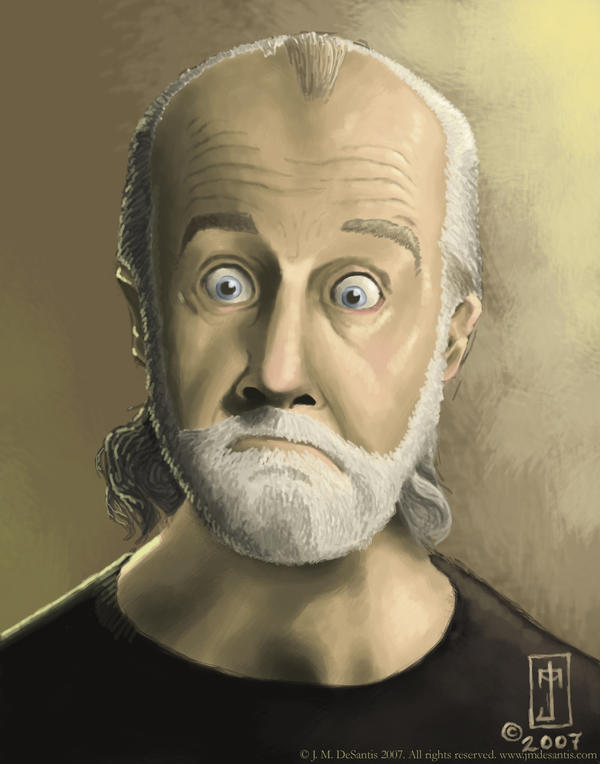 George Carlin by jmdesantis
