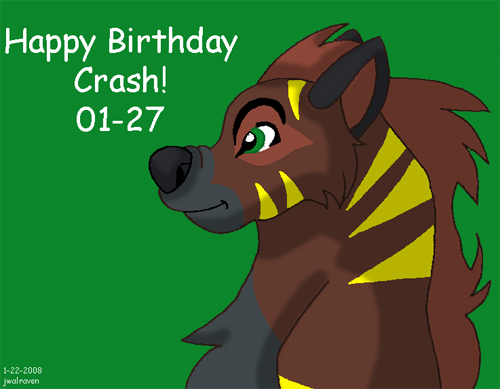 Happy Birthday Crash