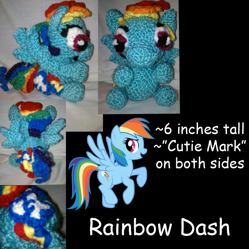 Rainbow Dash Amigurumi