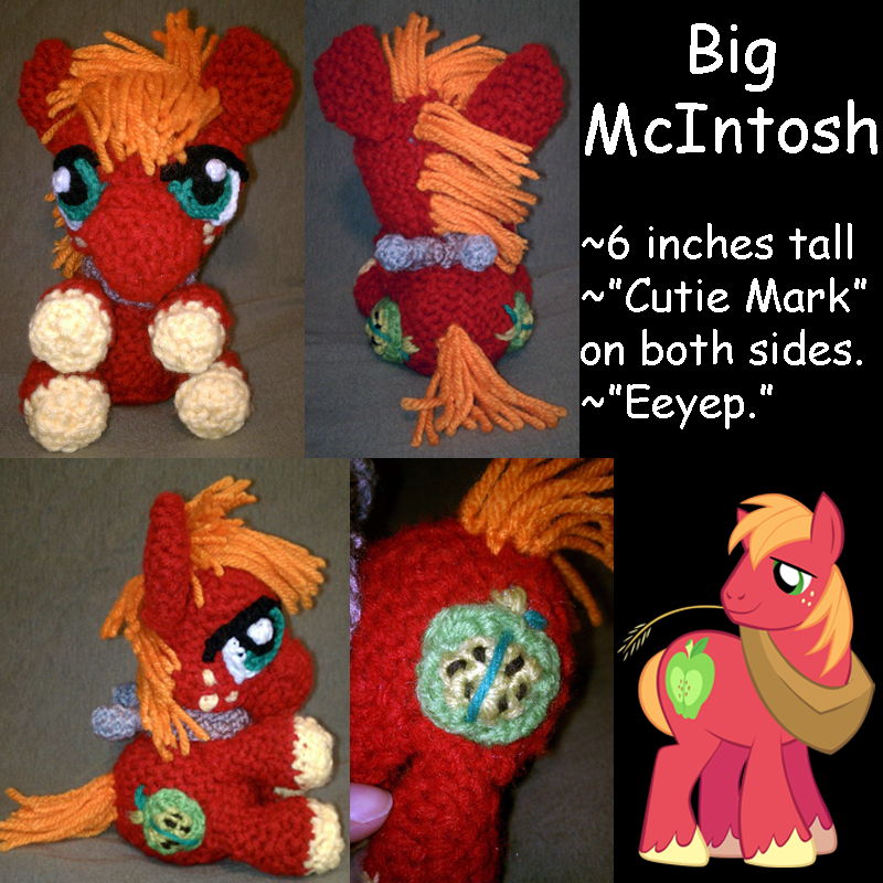 Big McIntosh Amigurumi Plush