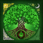 Circle Celtic Tree of Life