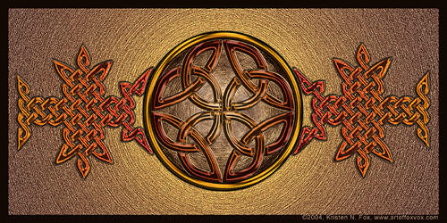 Celtic Knotwork Enamel