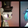 Vinyl and Octavia Wearing Tophats
