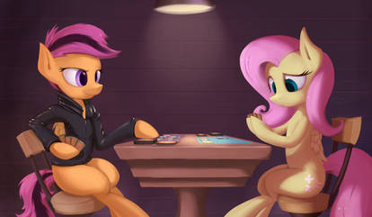 Fluttershy and Scootaloo