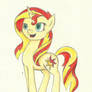 Sunset Shimmer is happy!