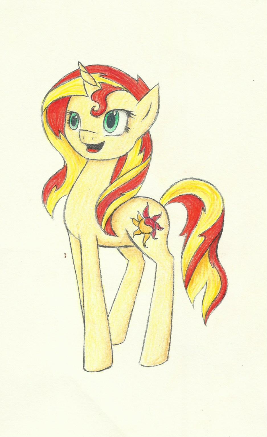 Sunset Shimmer is happy!