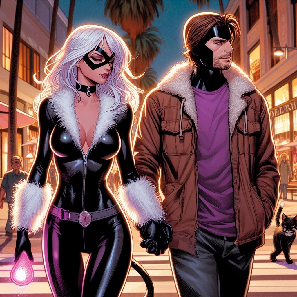 Gambit Cat Custom Black cat and Gambit by Peterparker40 on DeviantArt