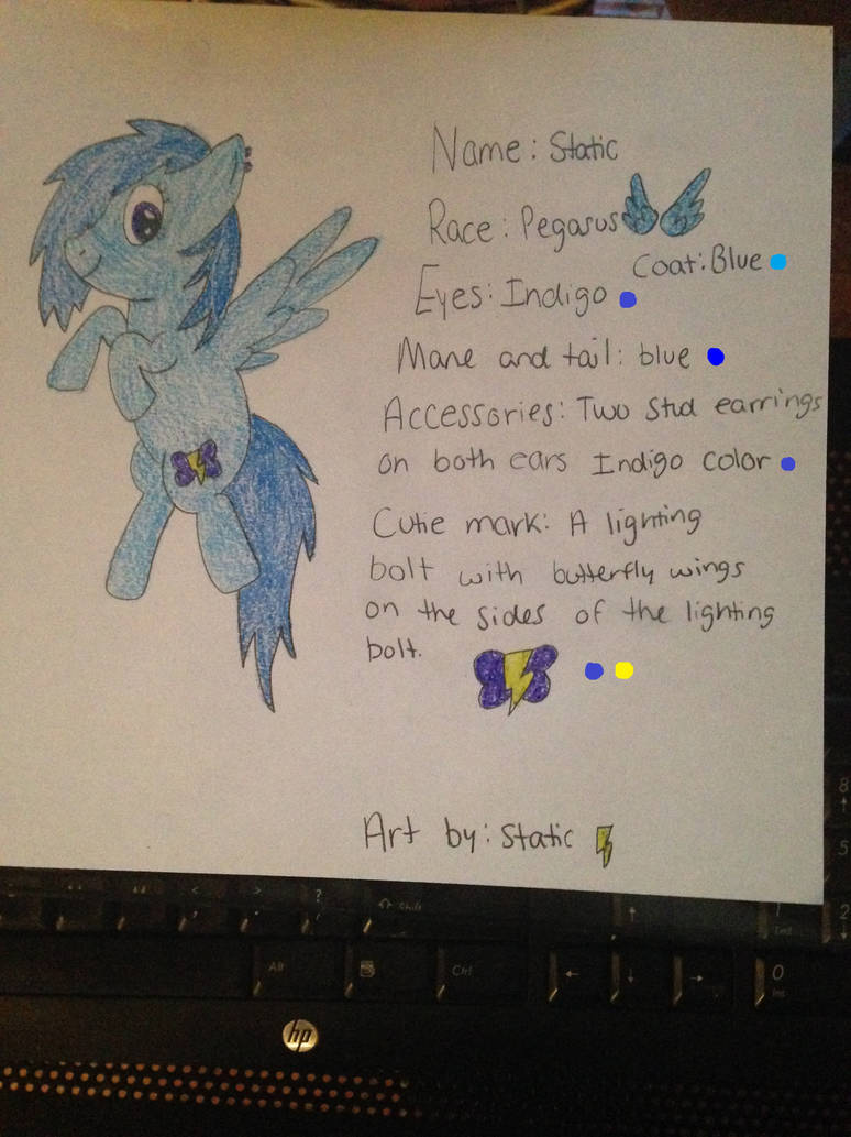 Static reference sheet by Staticpegasus on DeviantArt