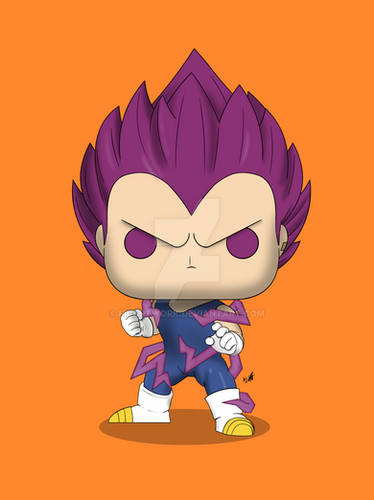 Vegeta Ultra Ego Dragon Ball Super Custom Funko Pop!