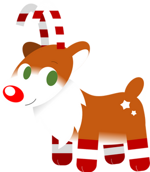 Candy Cane Reindeer