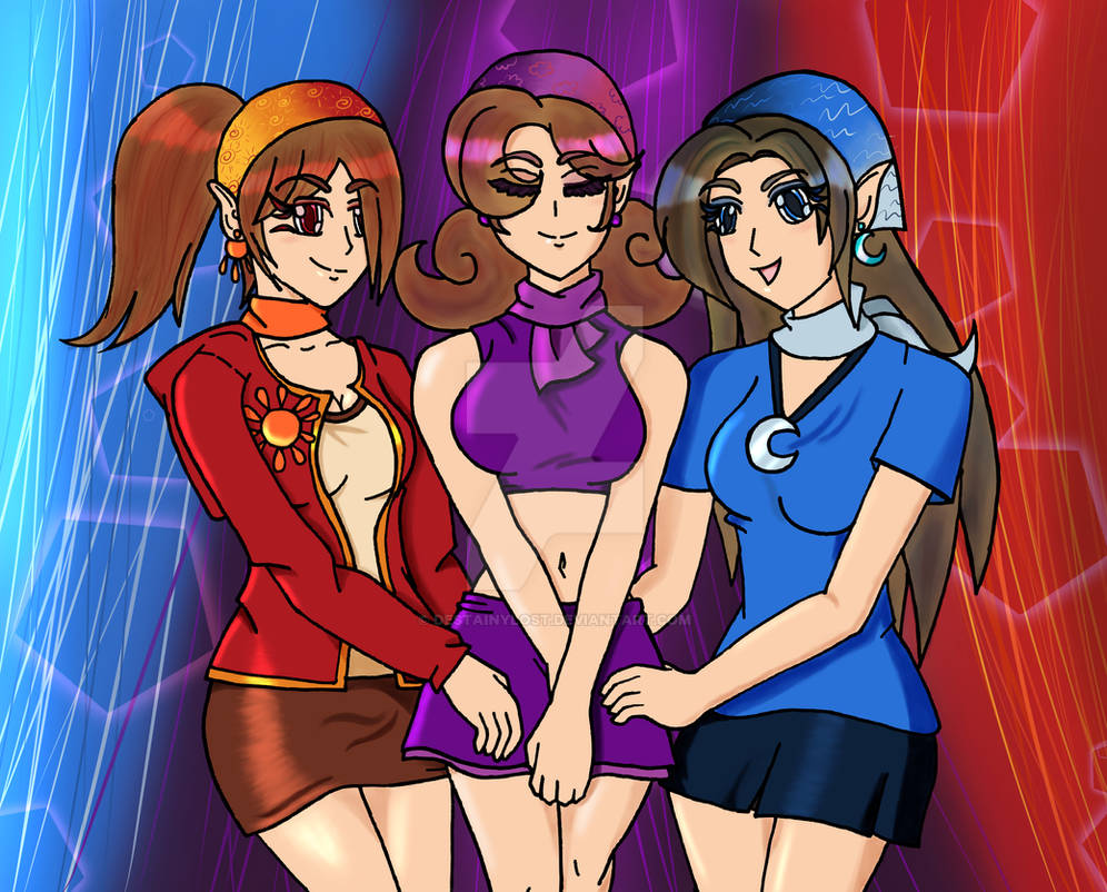 Triplets Deviantart Triplets in color by DestainyLost on DeviantArt